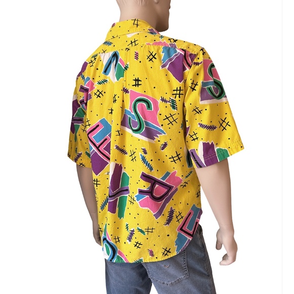 JAMS World Original Hawaiian Shirt Tiki USA Cotton Made in Hawaii, USA RARE - Picture 5 of 10